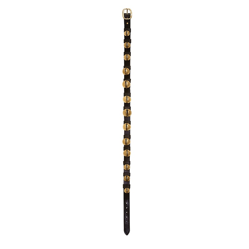 120 Sleigh Bell Strap Black, 1-1/4″ W x 48″ L