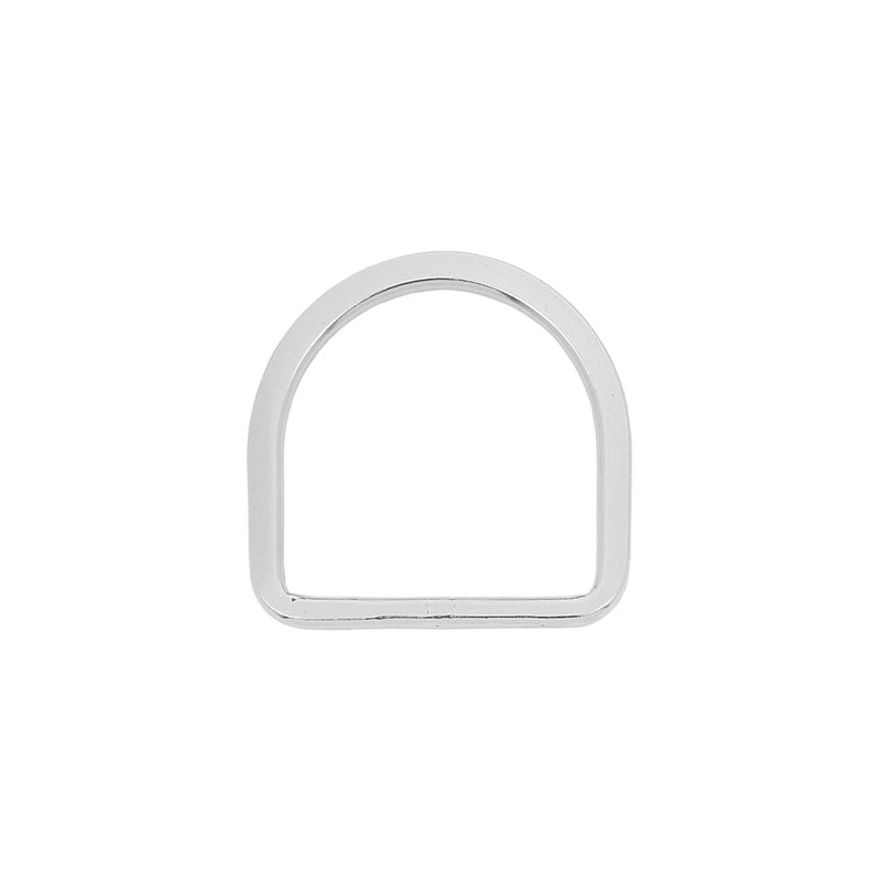 Beveled Saddle D-Ring Stainless Steel, 3-1/2″