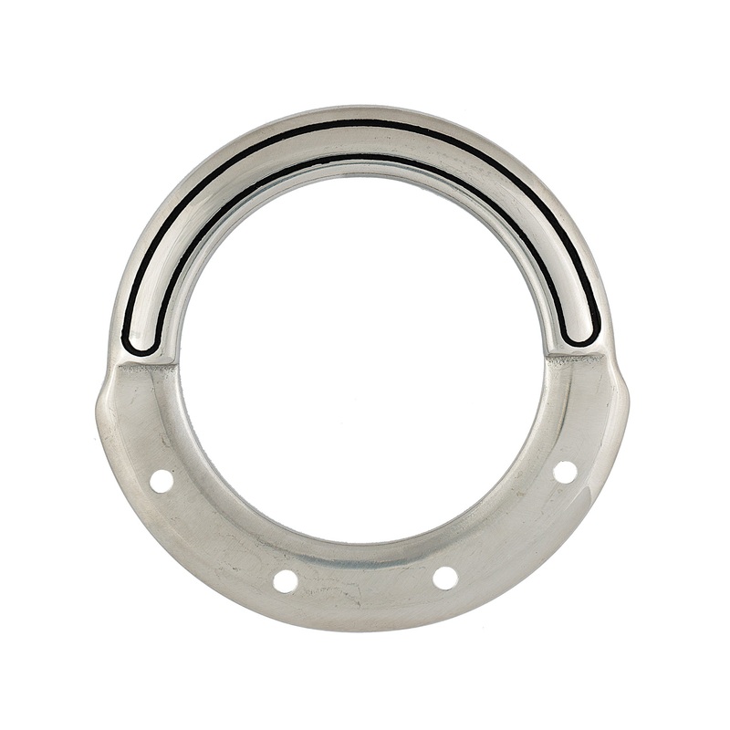Jeremiah Watt Smooth and Grooved Inskirt Rigging Ring, 3″