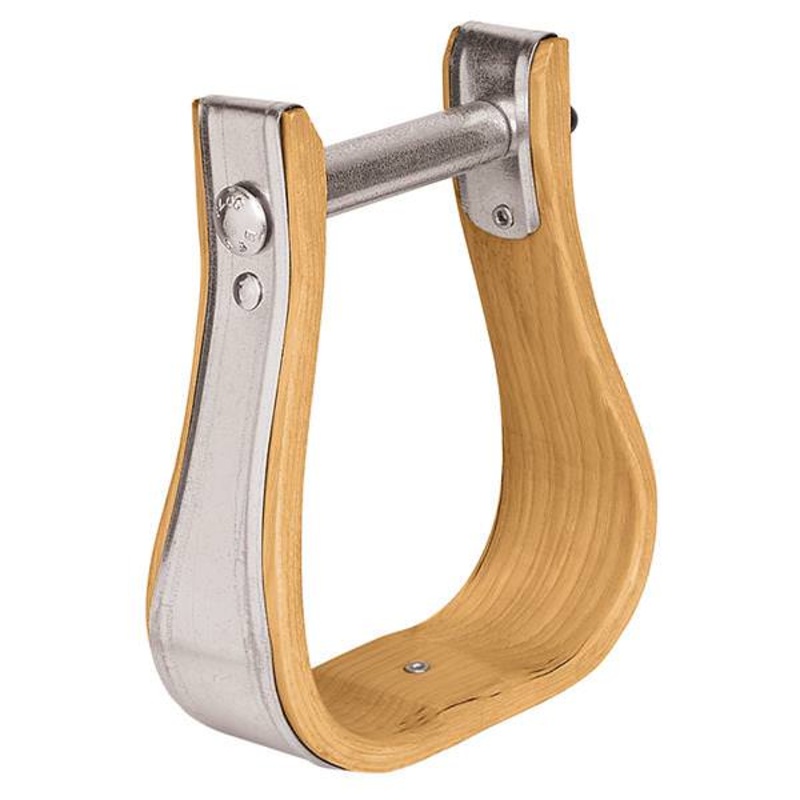 Wooden Stirrups, Bell, 2-1/2″ Tread