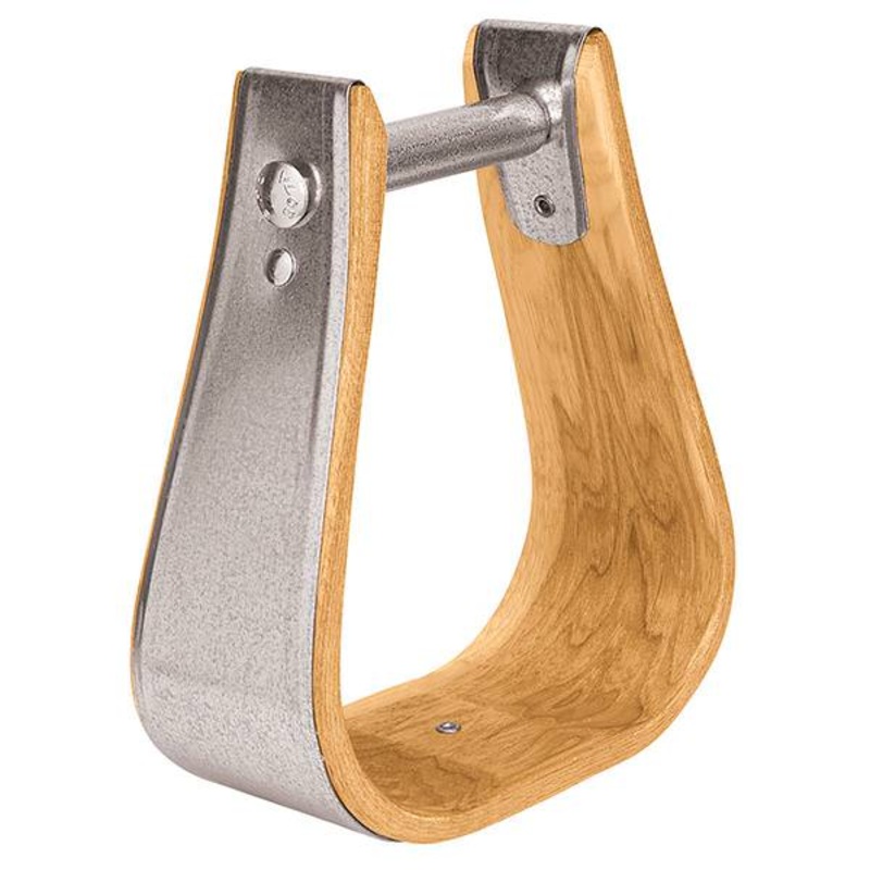 Wooden Stirrups, Overshoe Visalia, 2″ Tread