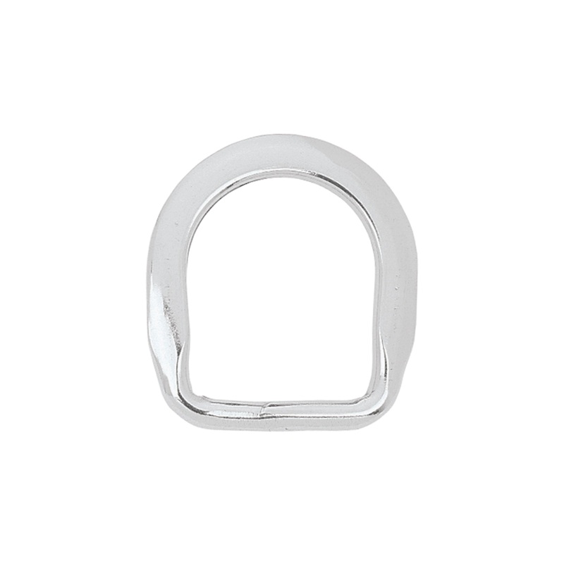 Beveled Saddle D-Ring Stainless Steel, 1-3/4″