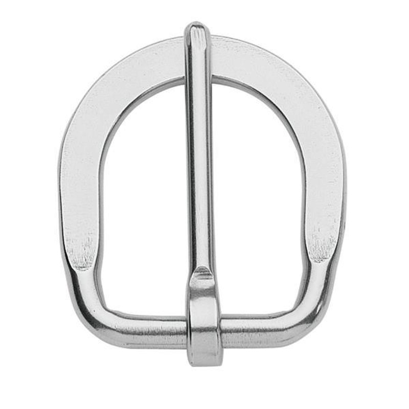 Flat Buckle Stainless Steel, 1″