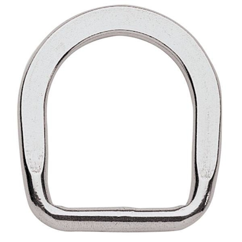 Flat Saddle D-Ring Stainless Steel, 1-3/4″