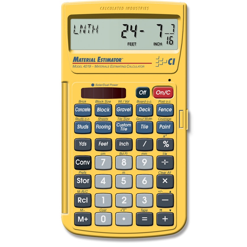 Calculated Industries Material Estimator – 4019