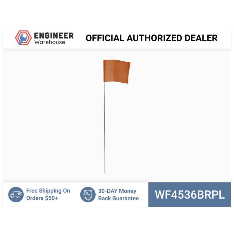 Smi-Carr – Wire Flag 4x5x36 1000 Brown – WF4536BRPL