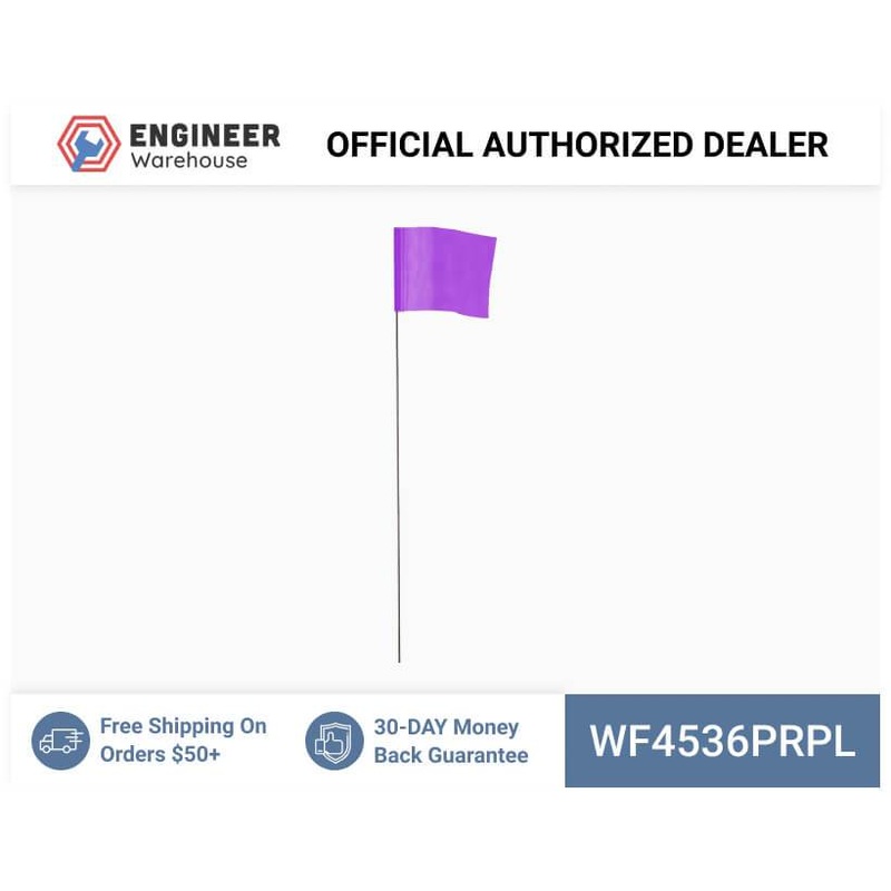 Smi-Carr – Wire Flag 4x5x36 1000 Purple – WF4536PRPL