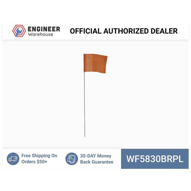 Smi-Carr – Wire Flag 5x8x30 1000 Brown – WF5830BRPL