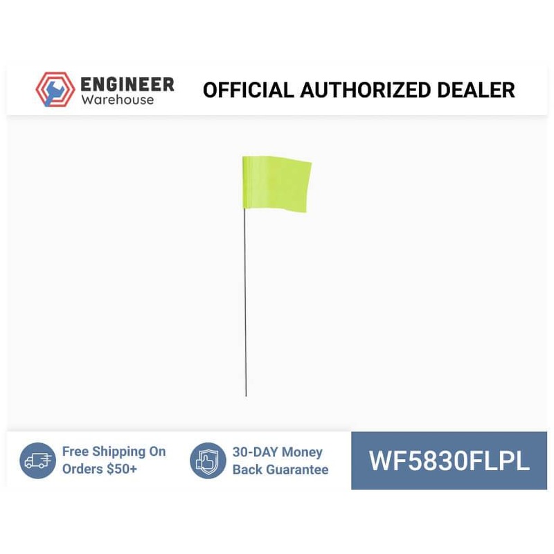 Smi-Carr – Wire Flag 5x8x30 1000 Flo Lime – WF5830FLPL