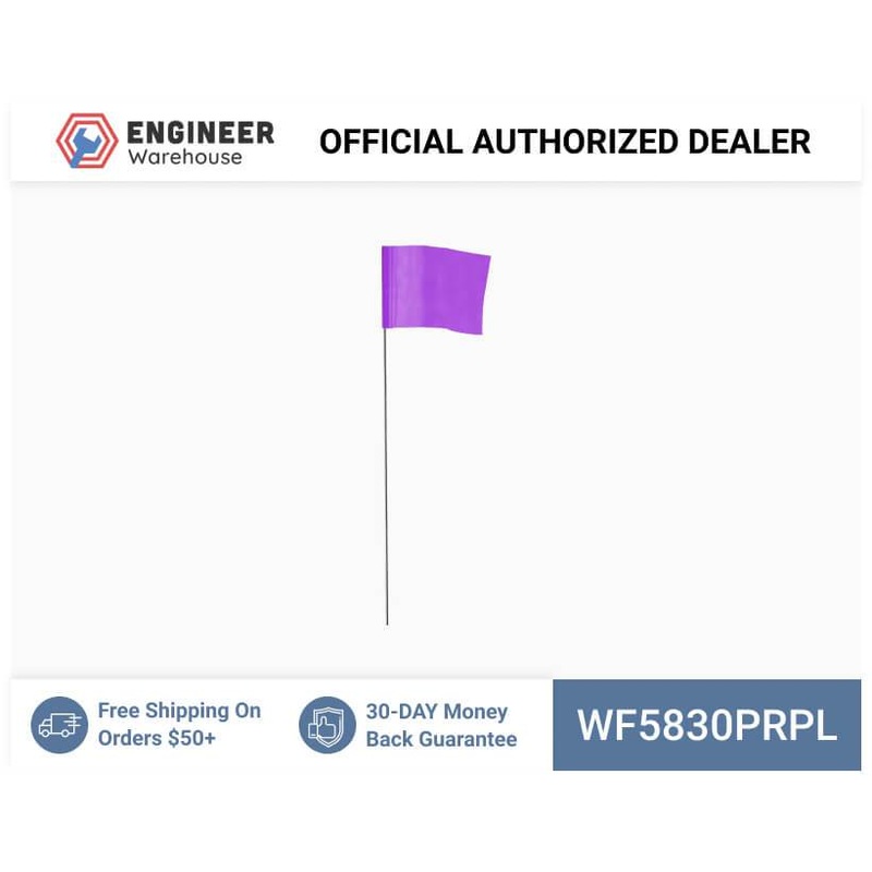 Smi-Carr – Wire Flag 5x8x30 1000 Purple – WF5830PRPL
