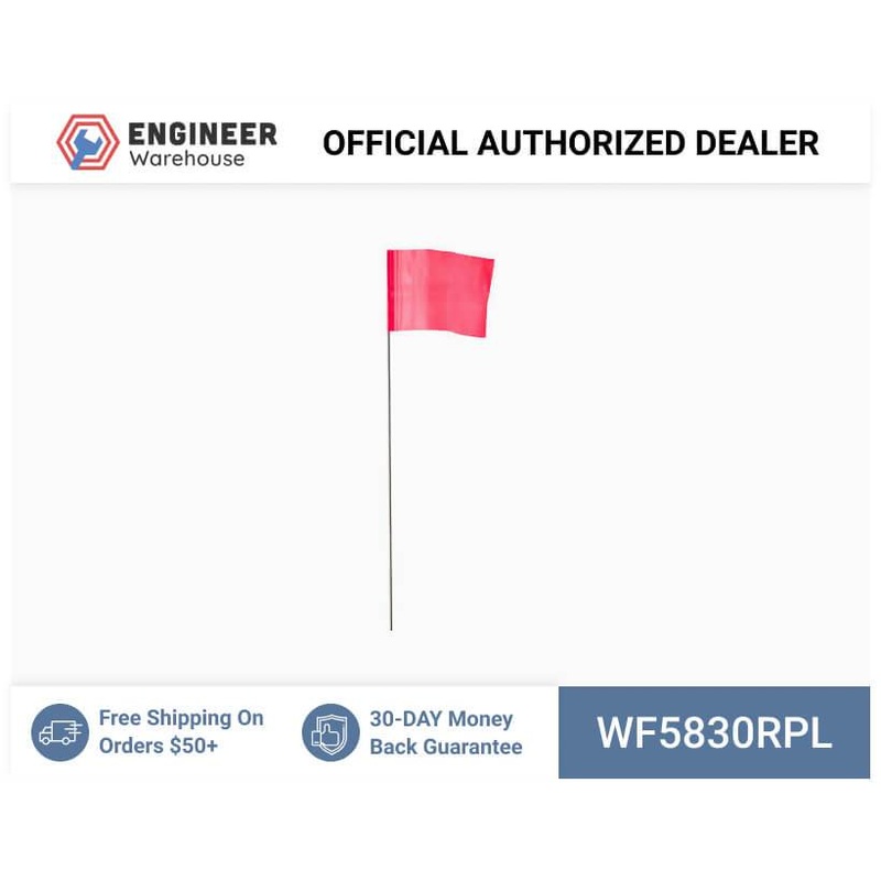 Smi-Carr – Wire Flag 5x8x30 1000 Red – WF5830RPL