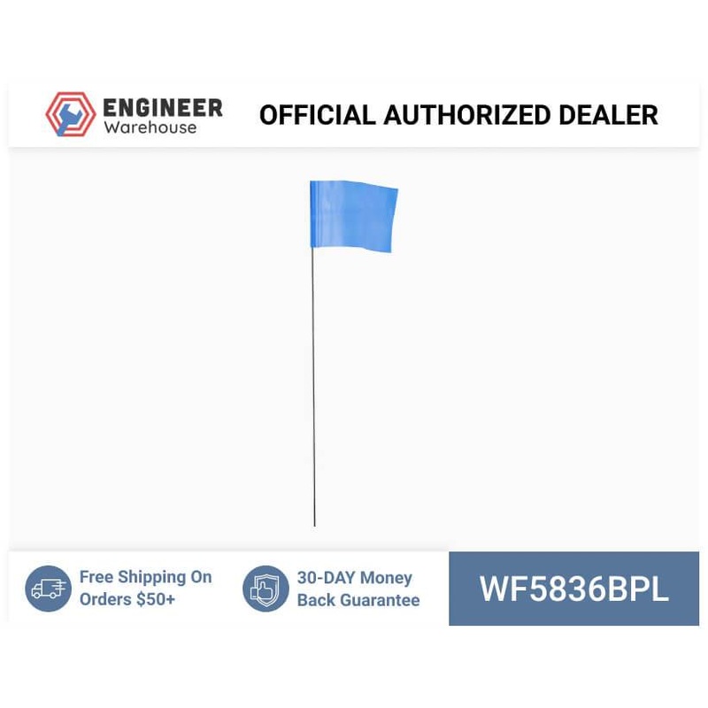 Smi-Carr – Wire Flag 5x8x36 1000 Blue – WF5836BPL