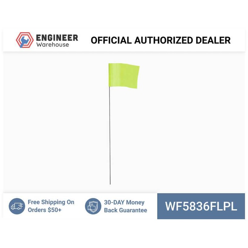 Smi-Carr – Wire Flag 5x8x36 1000 Flo Lime – WF5836FLPL