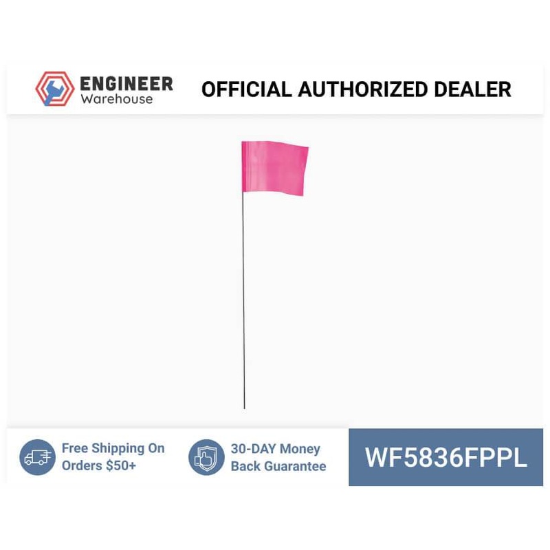Smi-Carr – Wire Flag 5x8x36 1000 Flo Pink – WF5836FPPL
