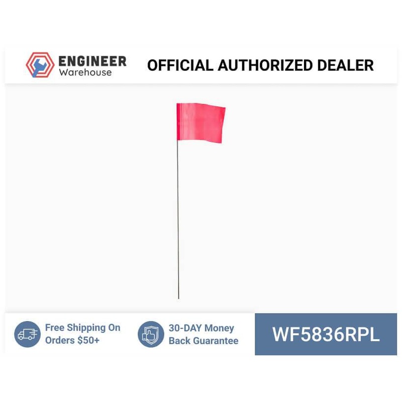 Smi-Carr – Wire Flag 5x8x36 1000 Red – WF5836RPL