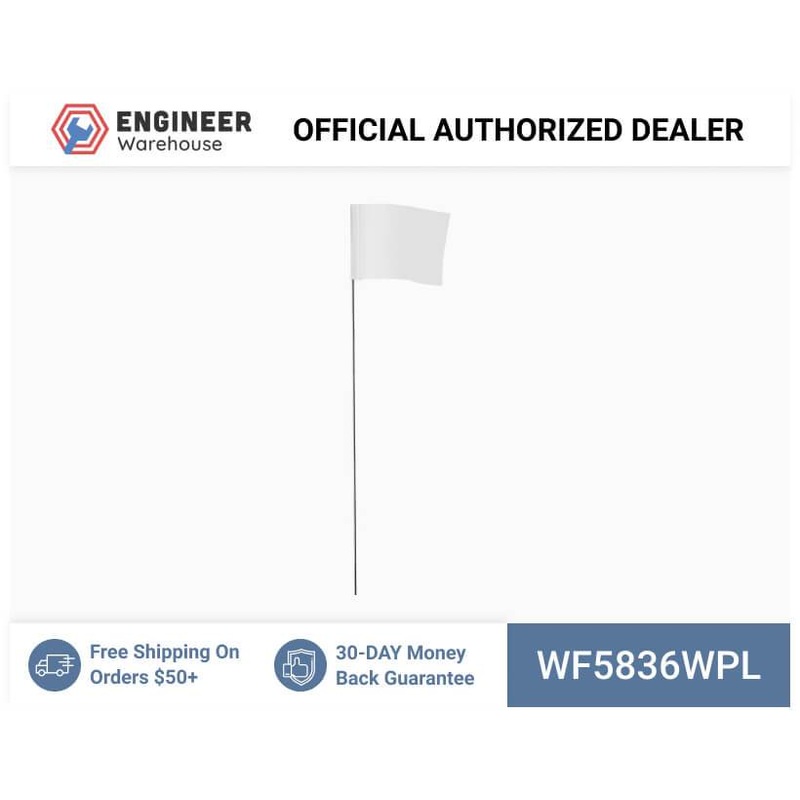 Smi-Carr – Wire Flag 5x8x36 1000 White – WF5836WPL