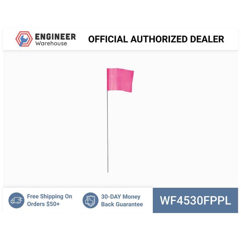 Smi-Carr – Wire Flag 4x5x30 1000 Flo Pink – WF4530FPPL