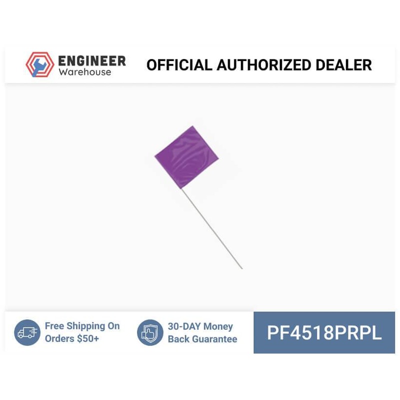 Smi-Carr – PVC Flag 4x5x18 1000 Purple – PF4518PRPL