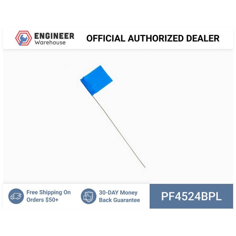 Smi-Carr – PVC Flag 4x5x24 1000 Blue – PF4524BPL