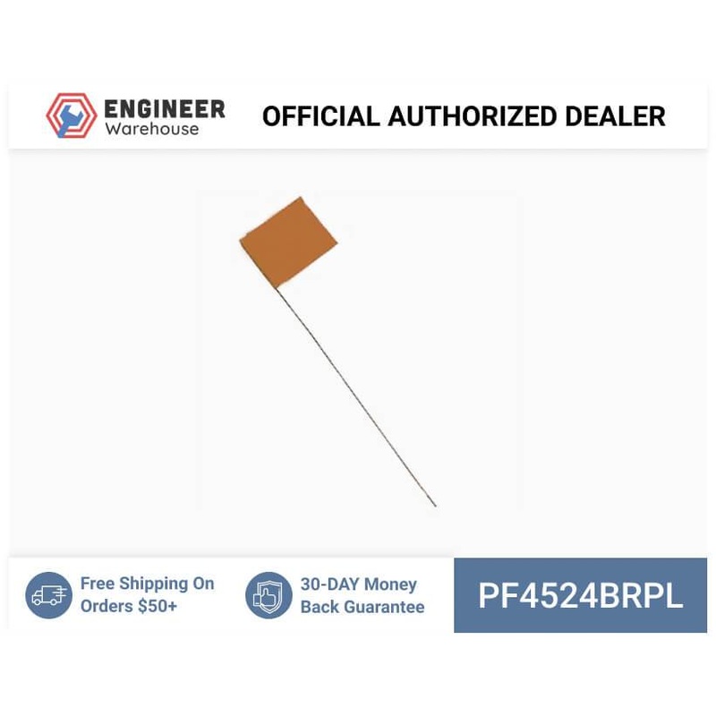 Smi-Carr – PVC Flag 4x5x24 1000 Brown – PF4524BRPL