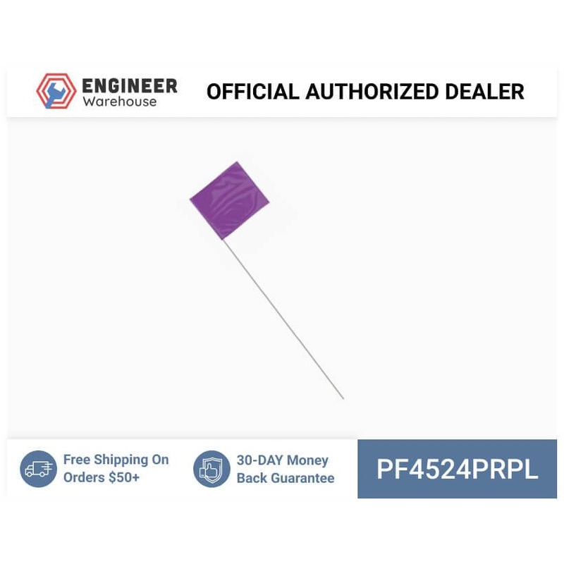 Smi-Carr – PVC Flag 4x5x24 1000 Purple – PF4524PRPL