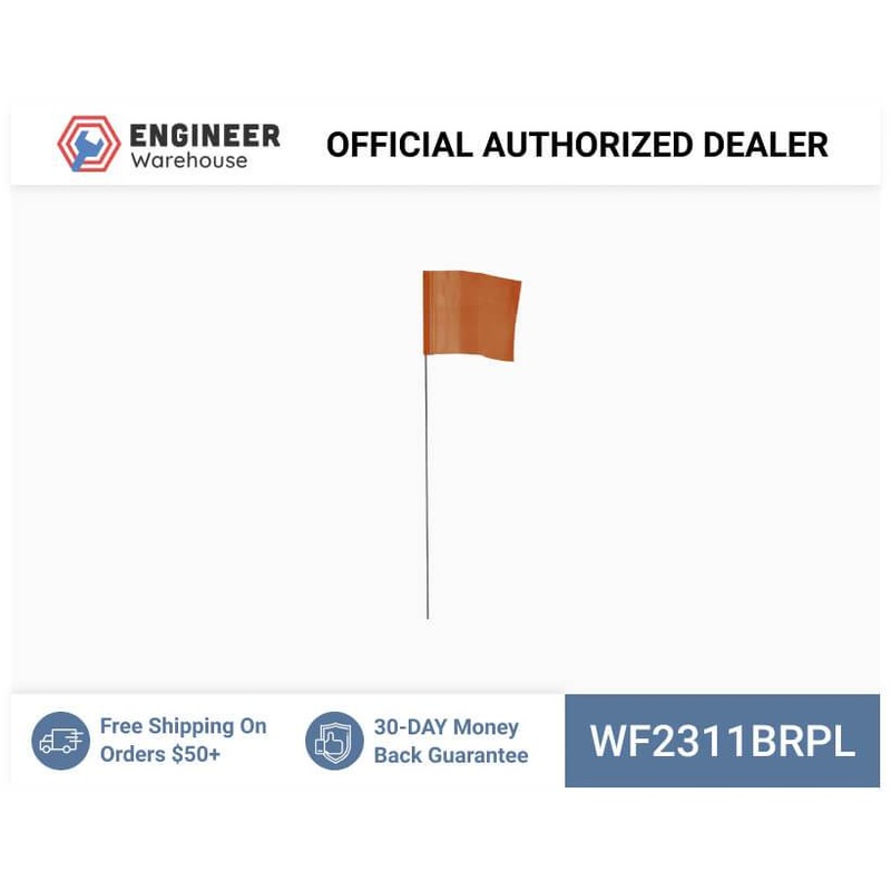 Smi-Carr – Wire Flag 2.5×3.5×11.5 1000 Brown – WF2311BRPL