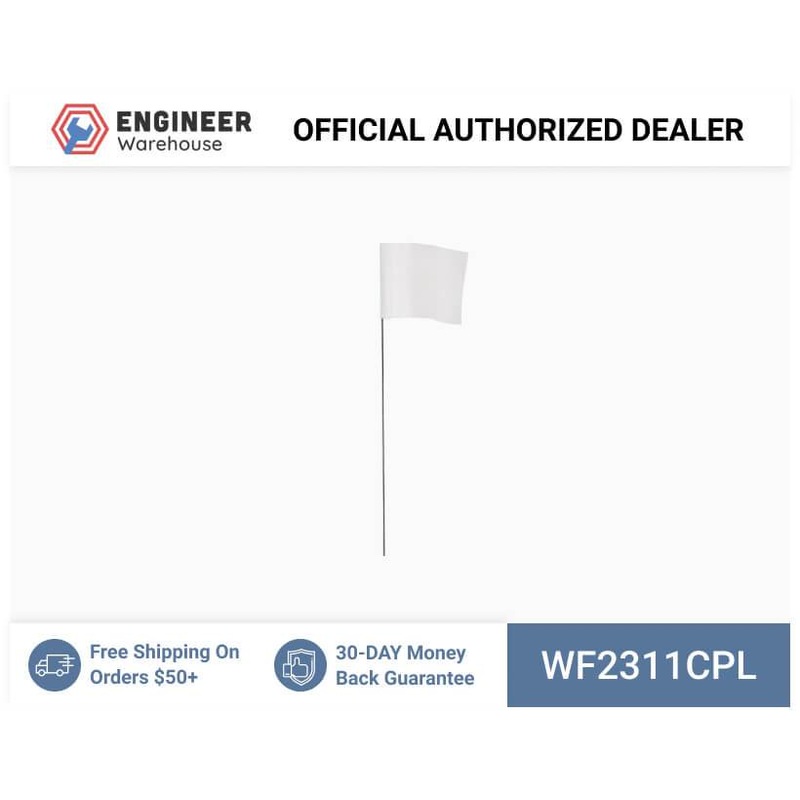 Smi-Carr – Wire Flag 2.5×3.5×11.5 1000 Clear – WF2311CPL