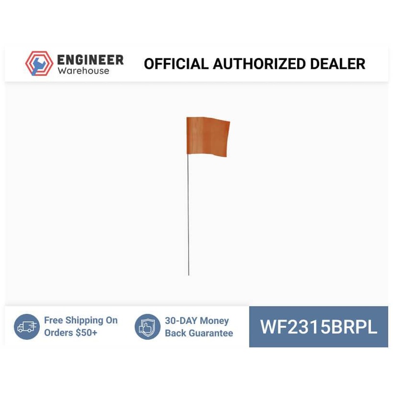 Smi-Carr – Wire Flag 2.5×3.5×15 1000 Brown – WF2315BRPL